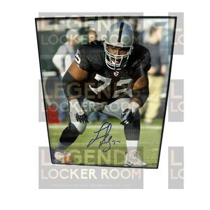 Framed Lincoln Kennedy Raiders 8x10 Photo with Certificate of Authenticity